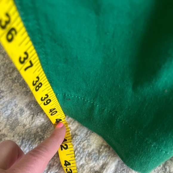 NWT Set of 2 Linen Draw String Ankle Cropped Pants, Tan and Green, M - Picture 10 of 10